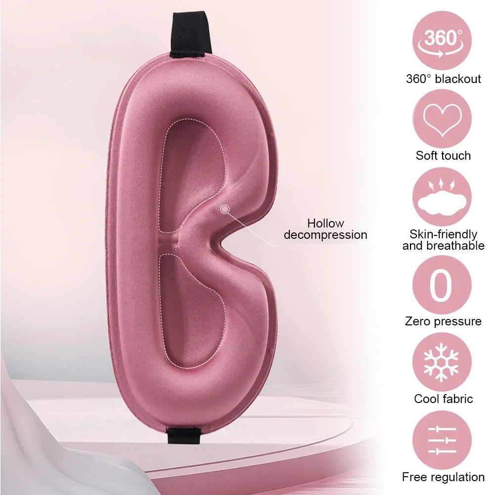 Lash-Friendly 3D Deep Contoured Sleep Mask