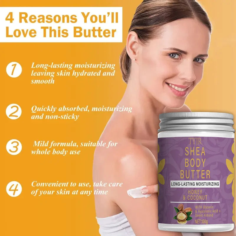 Organic Unrefined Shea Body Butter Oil 100g