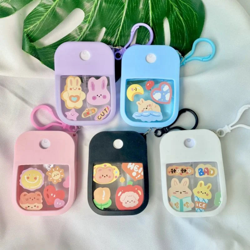 Scented Vegan Hand Sanitizer Spray with Keychain