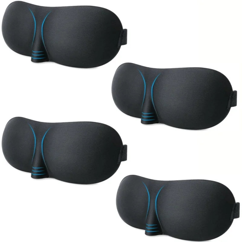 3D Contoured Blackout Sleep Eye Mask