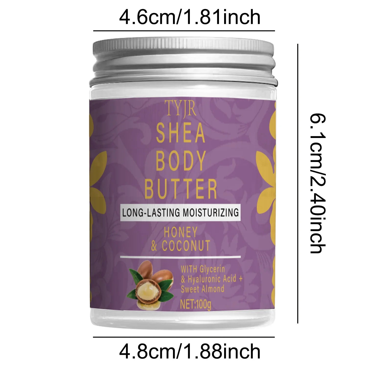 Organic Unrefined Shea Body Butter Oil 100g