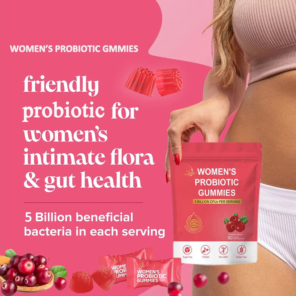 Women's Probiotic Gummies – Vegan & Gluten-Free