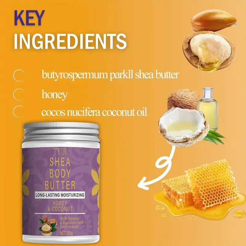 Organic Unrefined Shea Body Butter Oil 100g