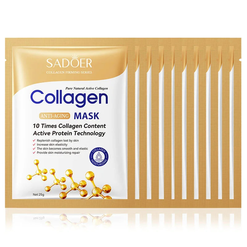 Collagen Anti-Aging Face Sheet Masks (10 Pack)