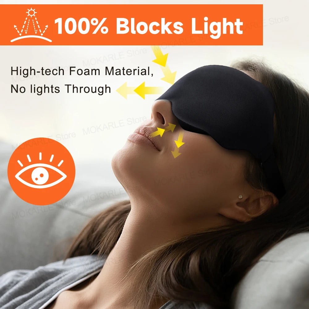 3D Blackout Sleep Mask for Travel & Yoga