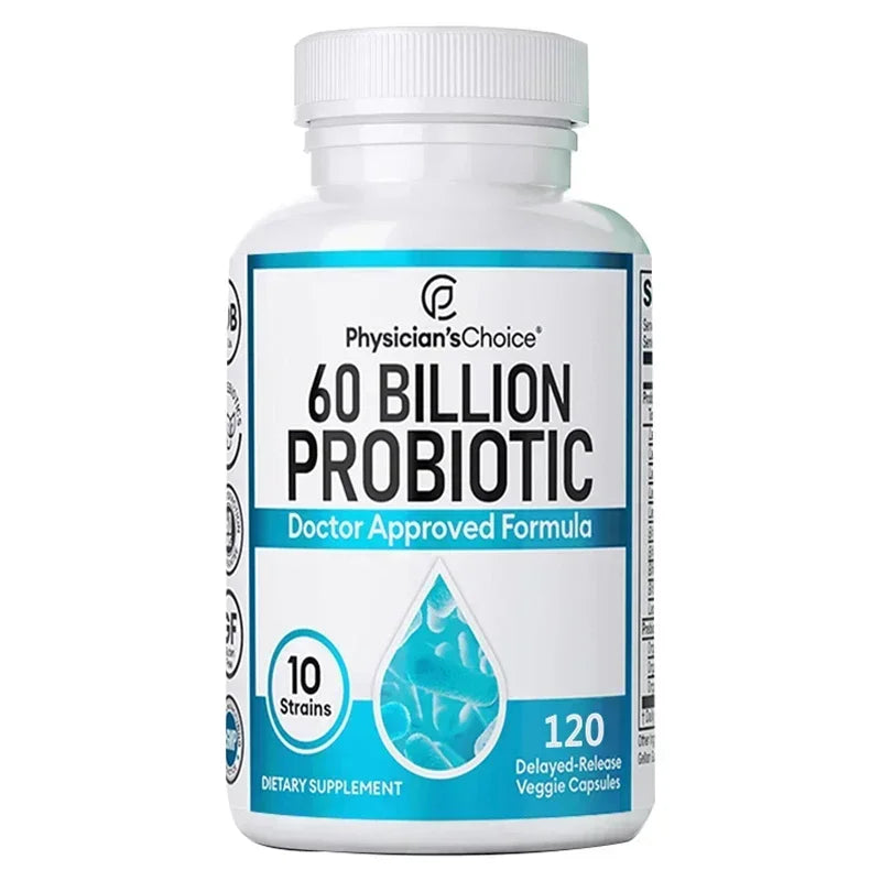 60 Billion CFU Probiotic for Gut & Immune Health