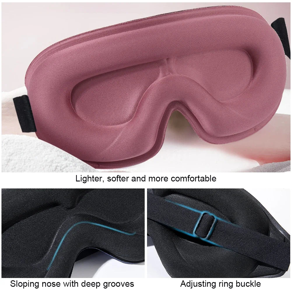 Lash-Friendly 3D Deep Contoured Sleep Mask