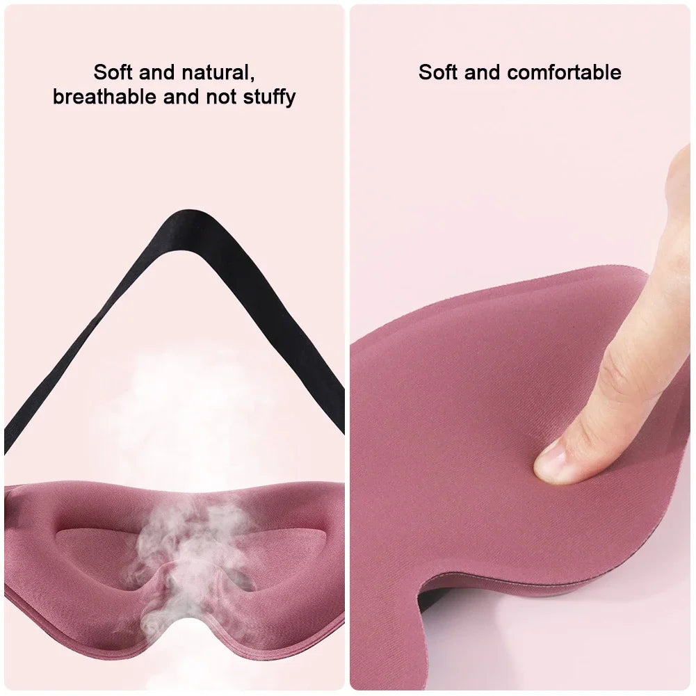 Lash-Friendly 3D Deep Contoured Sleep Mask