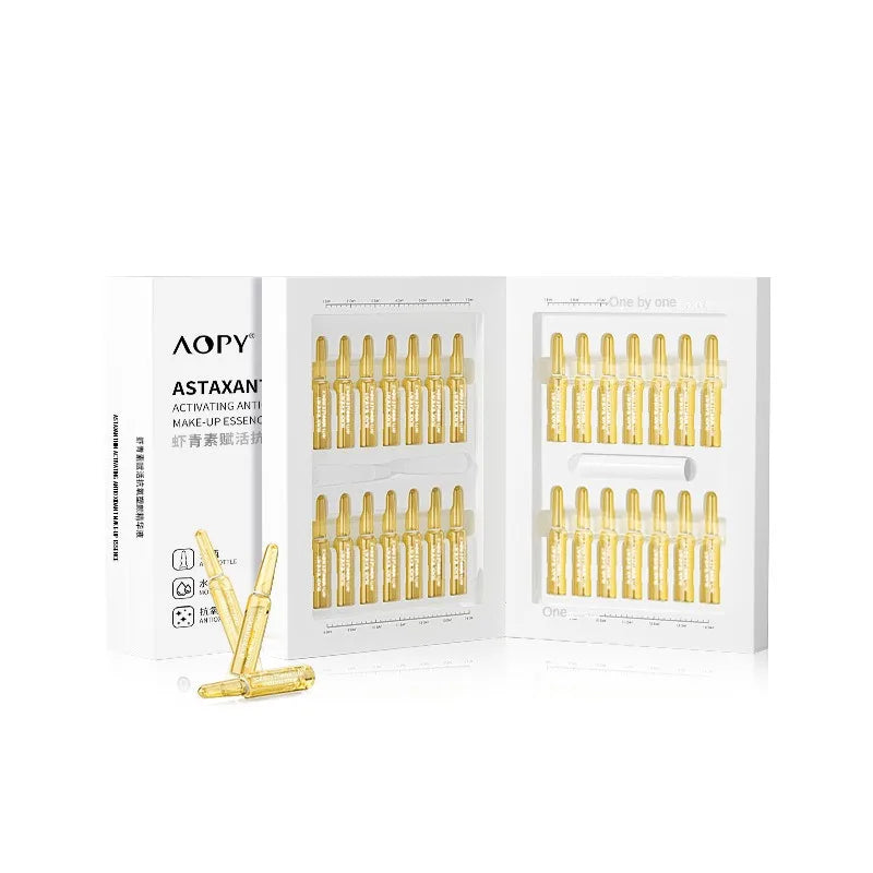 Astaxanthin Anti-Aging Face Serum Ampoules (28 Pack)
