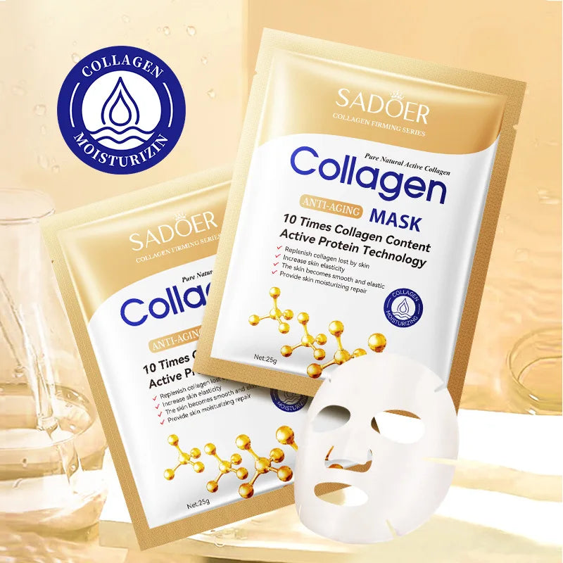 Collagen Anti-Aging Face Sheet Masks (10 Pack)