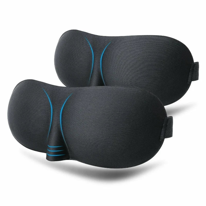 3D Contoured Blackout Sleep Eye Mask
