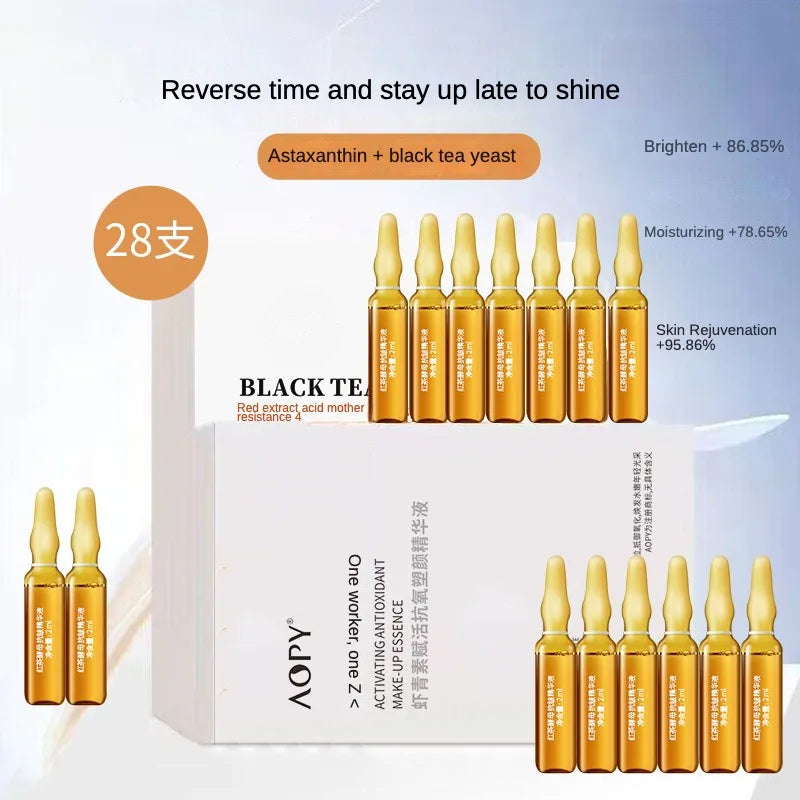 Astaxanthin Anti-Aging Face Serum Ampoules (28 Pack)