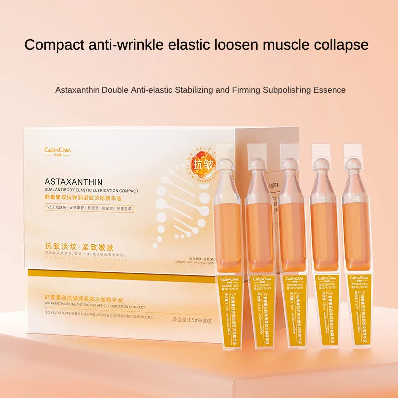 Astaxanthin Anti-Aging Face Serum Ampoules (30 Pack)