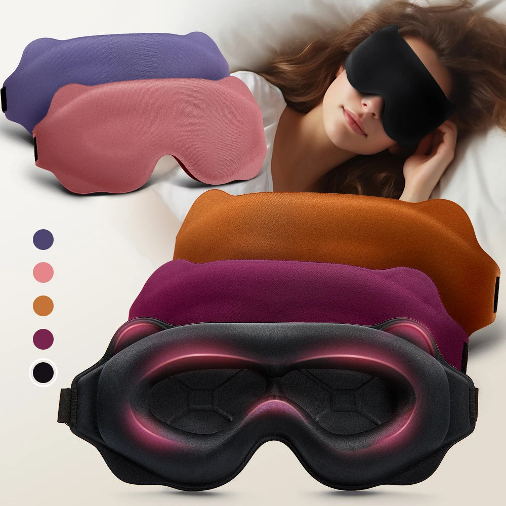 3D Blackout Sleep Mask for Travel & Yoga
