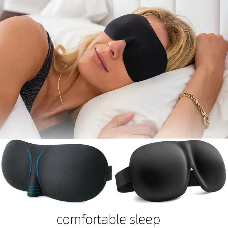 3D Contoured Blackout Sleep Eye Mask
