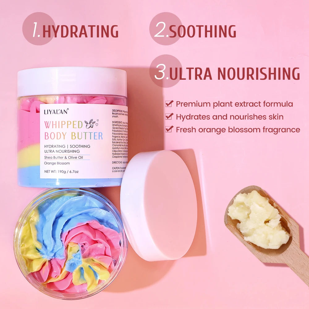 Rainbow Whipped Vegan Body Butter 190g